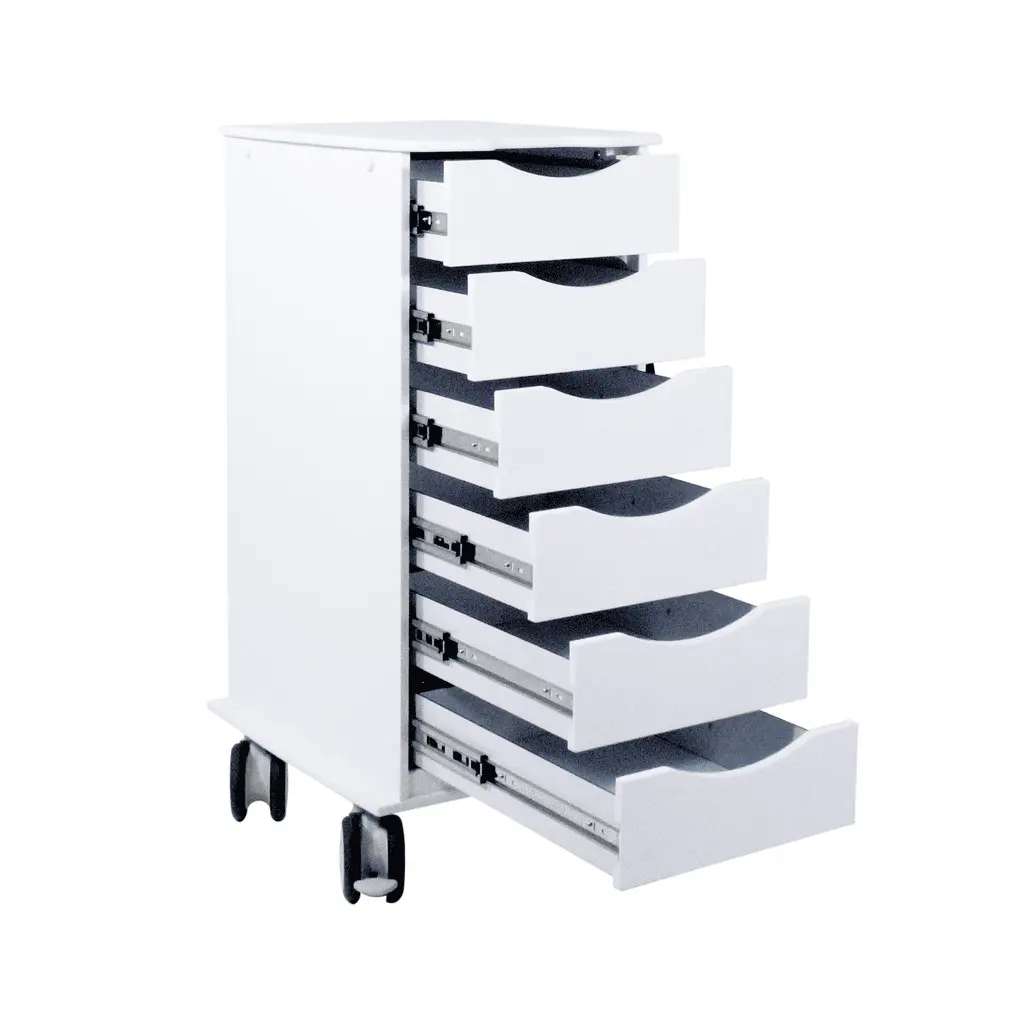 Core SP Cart with 6 White Drawers (6).webp
