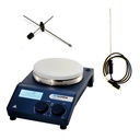 SCILOGEX SCI340-ProT Circular-top LCD Digital Hotplate Stirrer, with timer (340ºC Max.)