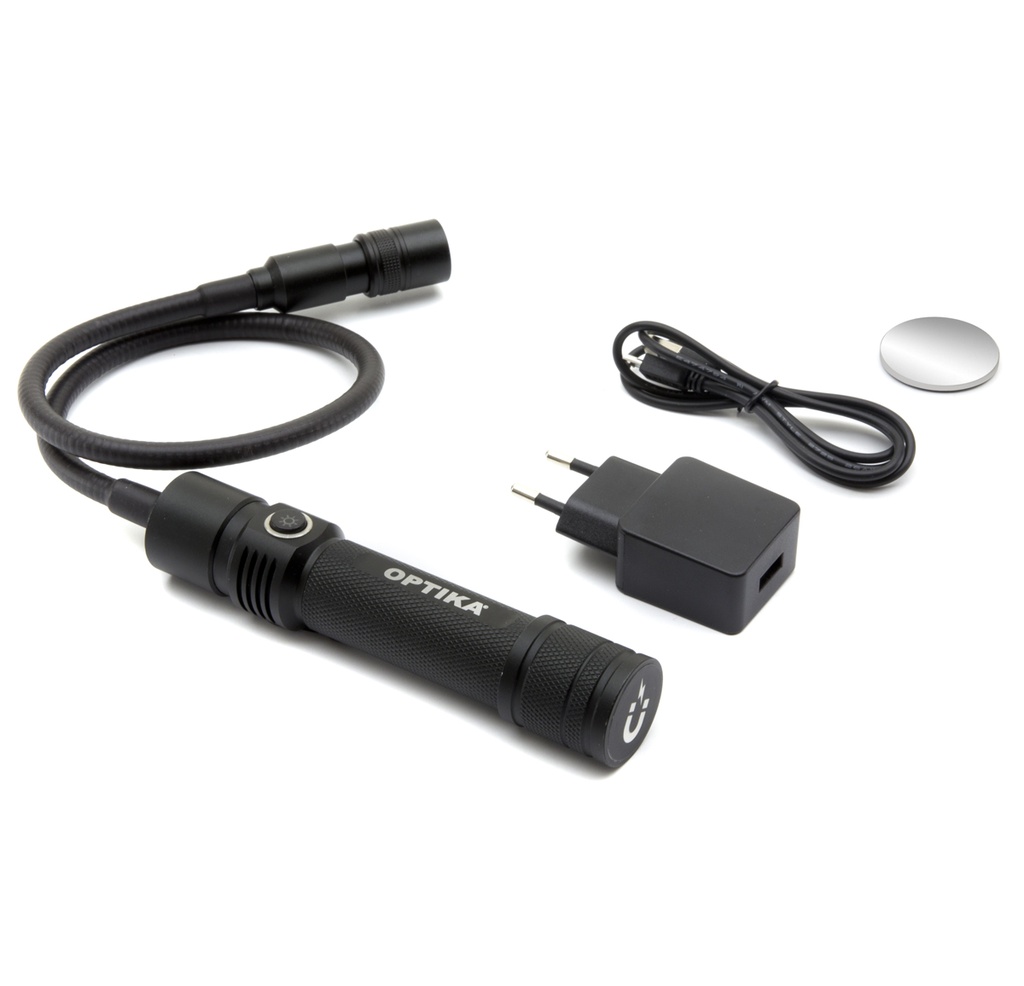 Arm illuminator, magnetic fixing plate, USB powered