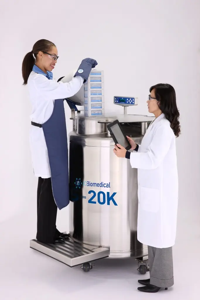 Taylor Wharton LABS 20K LN2 Freezer System (Capacity_ 19,500 x 2.0 ml vials) IC Biomedical.webp