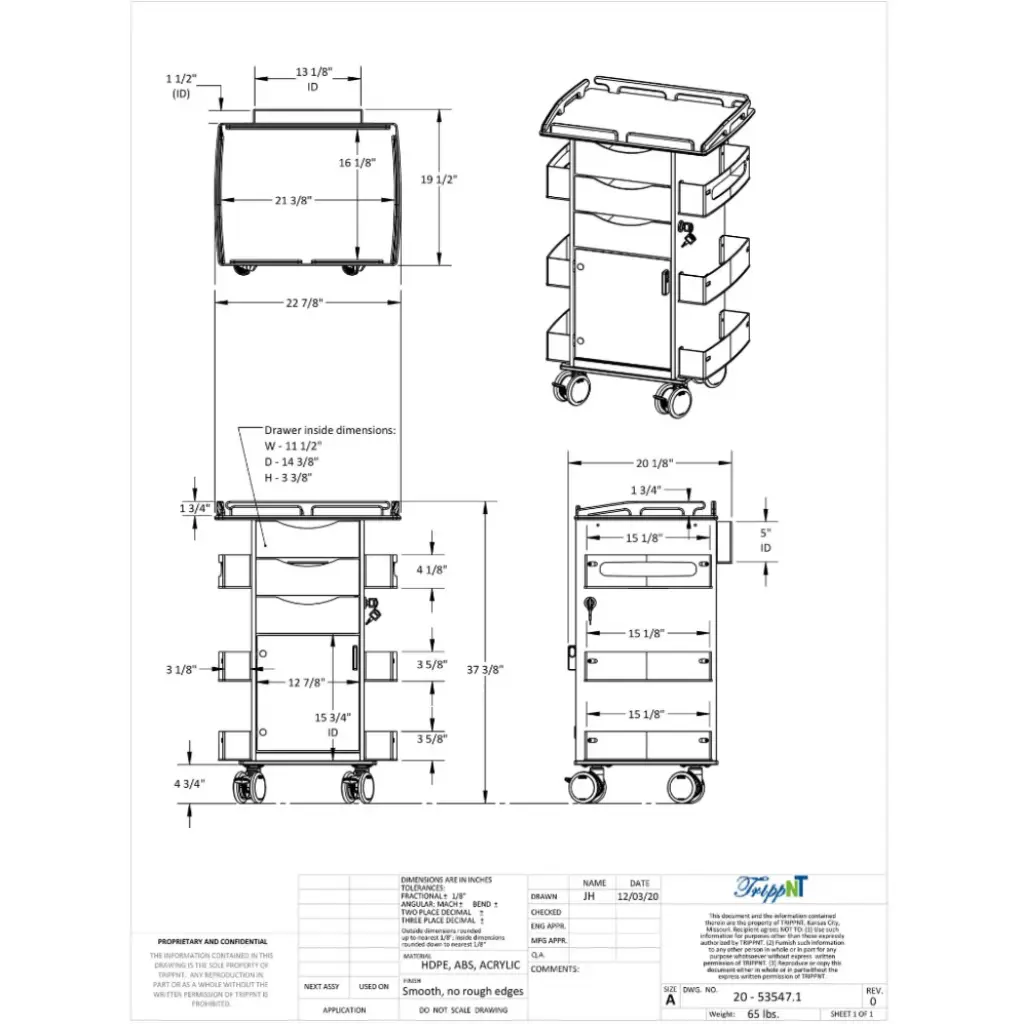 Core DX Cart with Hinged Door and Railtop (7).webp
