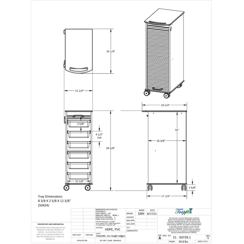 MRI Narrow Locking Cart(5).webp