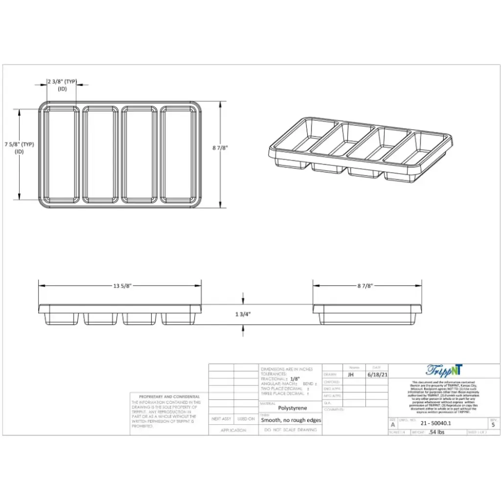 Shallow 4 Slot Drawer Organizer(6).webp