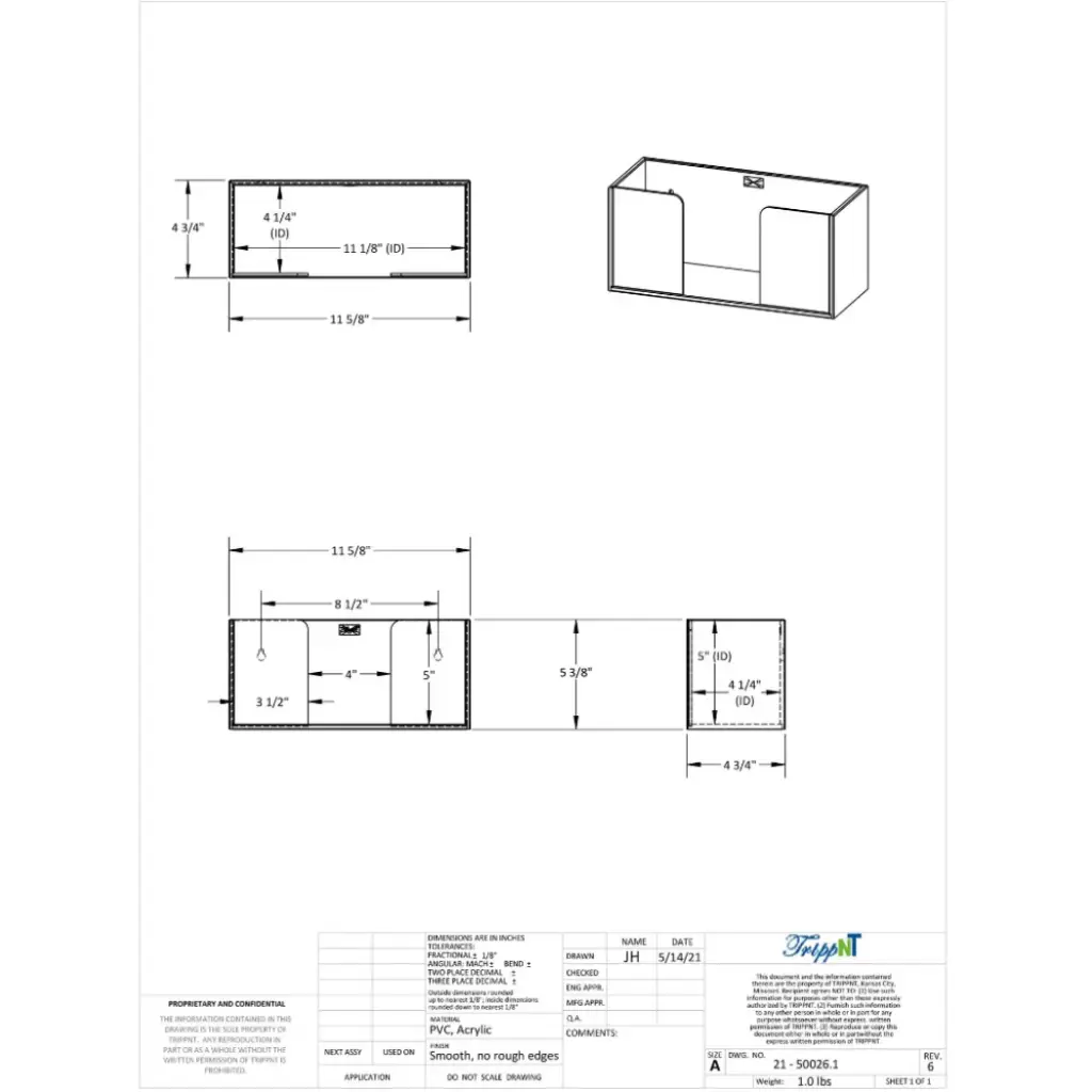 White Glove Box Holders with Clear Acrylic Front(8).webp