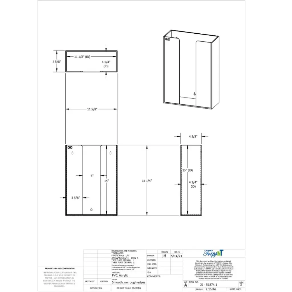 White Glove Box Holders with Clear Acrylic Front MRI(4).webp