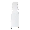 Tall Narrow Suture Medical Cart with Clear Lockable Door (2).webp