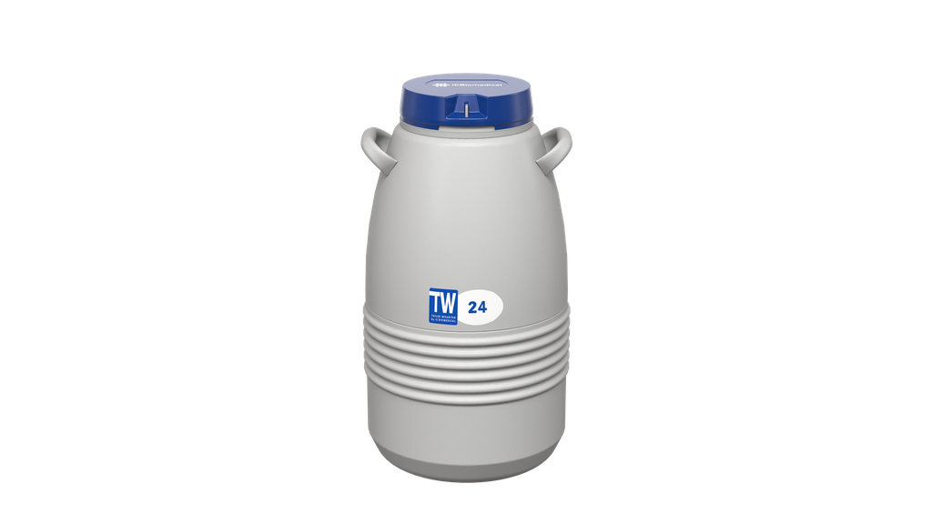 Taylor Wharton by IC Biomedical – 24-5S Series Small LN2 Freezer With 5″ Canisters (Capacity: 660+ x 1/2cc Straws)