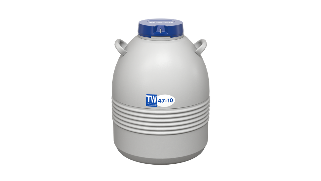 Taylor Wharton by IC Biomedical – 47-10 Series Small LN2 Freezer With 11″ Canisters (Capacity: 3200 x 1/2cc Straws)