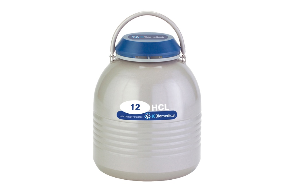 Taylor Wharton by IC Biomedical – HCL12 Series Liquid Nitrogen Freezer with (6) 5″ Canisters (Capacity: 2940 x 1/2 cc Straws)