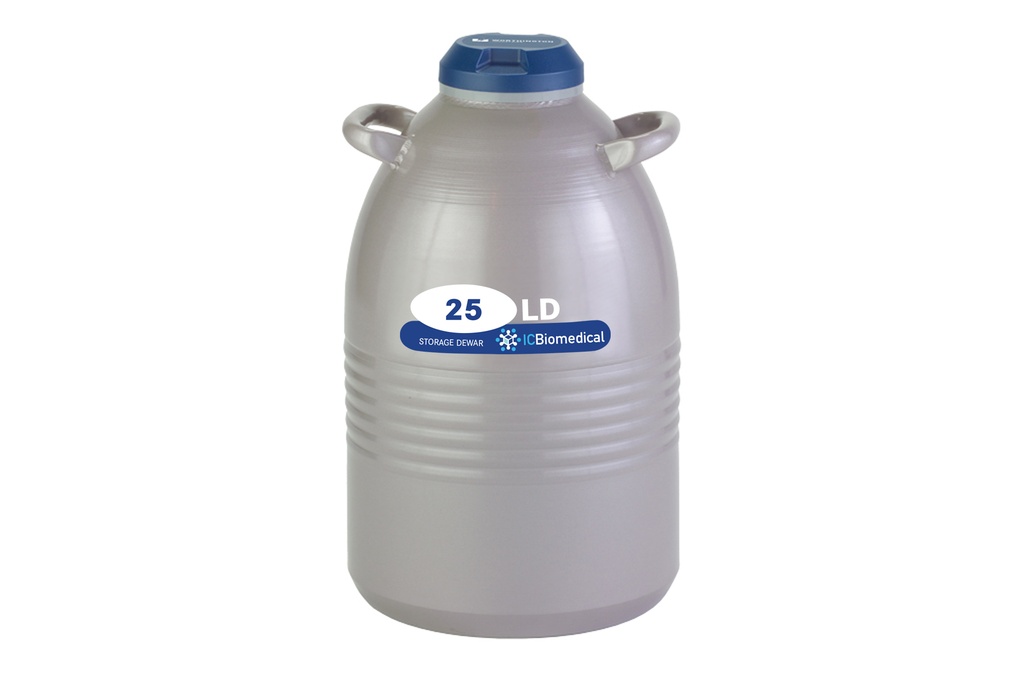Taylor Wharton by IC Biomedical – LD25 Aluminum Cryogenic Dewar (Capacity: 25L)