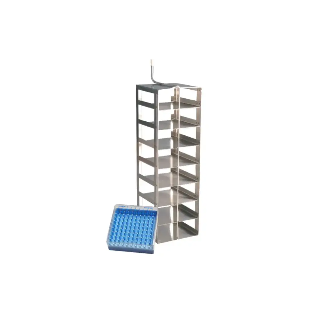 Taylor Wharton by IC Biomedical – PolyCarb Cell Box – Holds 81 (externally threaded vials) – Case of 24