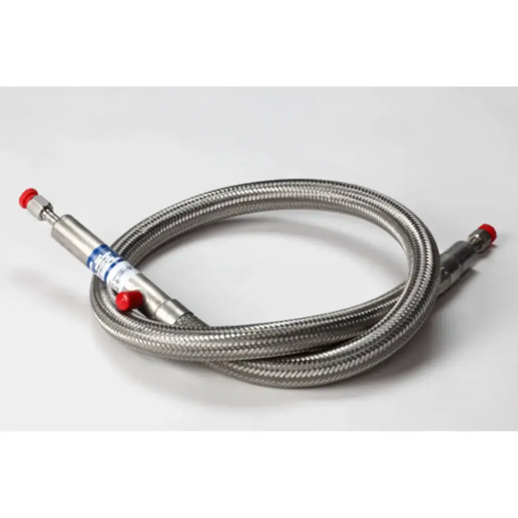 Taylor Wharton by IC Biomedical – Vacuum Jacketed Transfer Hose, 10′ – 1/2″ VJ Super Flex, 1/2″ Flare Fitting Both Ends