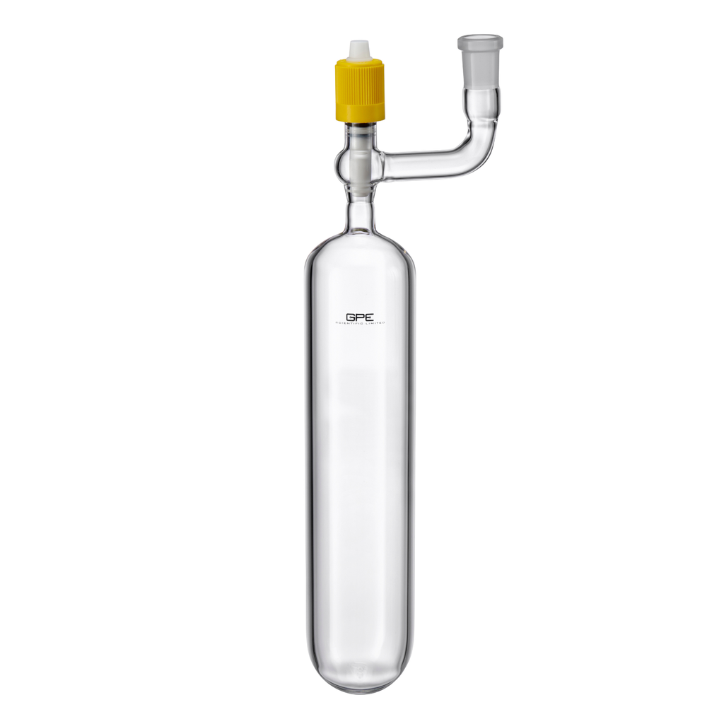 J Young Cylindrical Schlenk Flasks (Fine Thread Tap, B14 Socket)