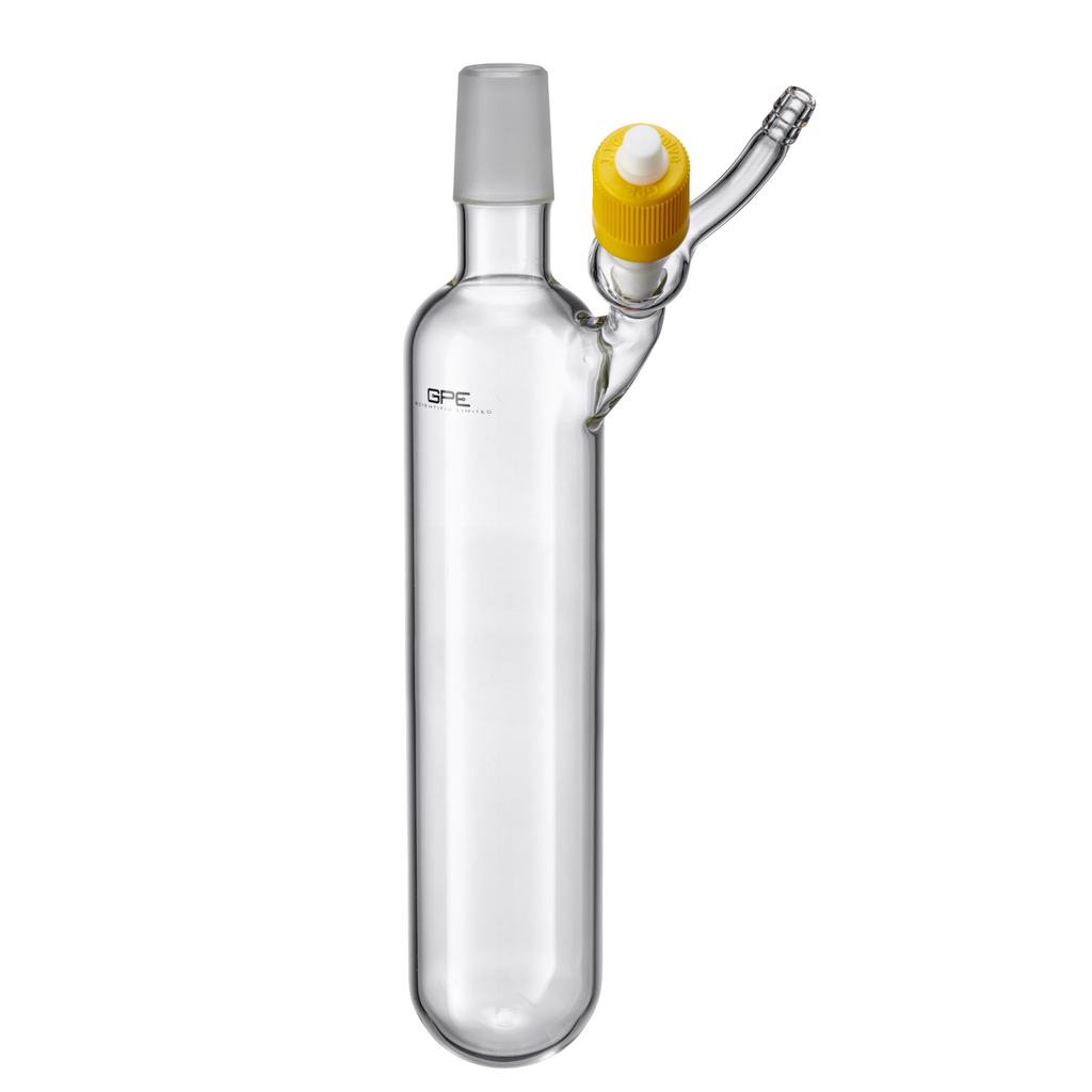 J Young Cylindrical Schlenk Flasks (Fine Thread Tap, Cone)