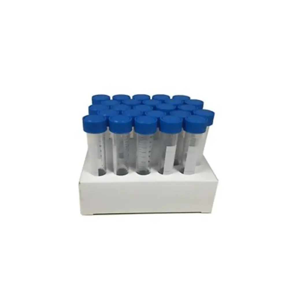 SCILOGEX 50mL Polypropylene Centrifuge Tube - Conical, Paperboard Rack, Sterile, 25/Rack, 500/CS