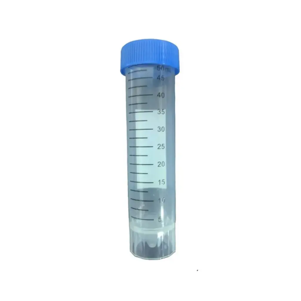 SCILOGEX 50mL Polypropylene Centrifuge Tube -  Self-Standing, Sterile, 25/BAG, 300/CS