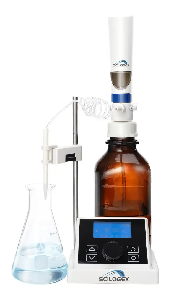 SCILOGEX iFlow Electronic Motorized Digital Bottletop Dispenser 10mL