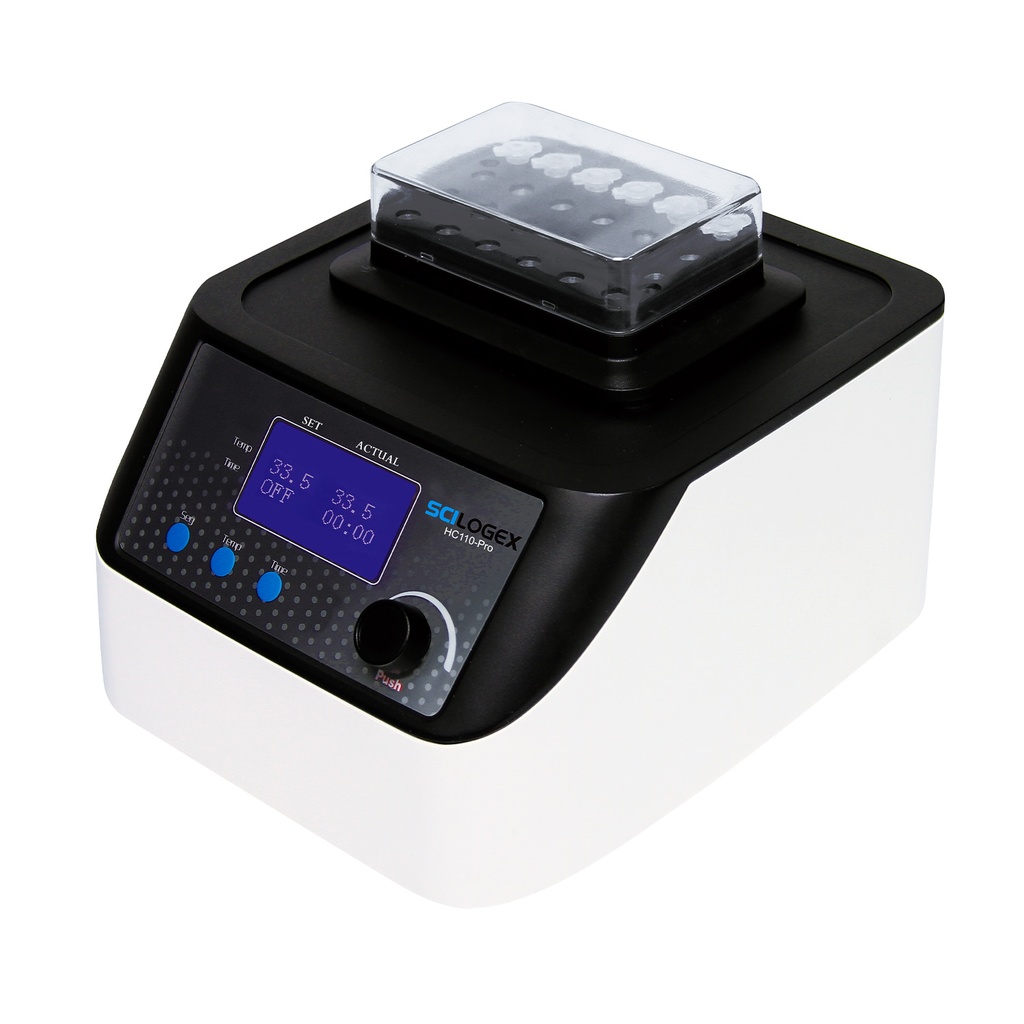 SCILOGEX SCI-110HC-Pro Digital Thermal Dry-Bath, Heating & Cooling, Heating: 100°C, Cooling: room temp. to 25°C below room temperature
