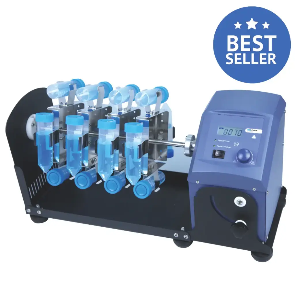 SCILOGEX SCI-RL-Pro LCD Digital Rotisserie Tube Rotator, 10-70rpm