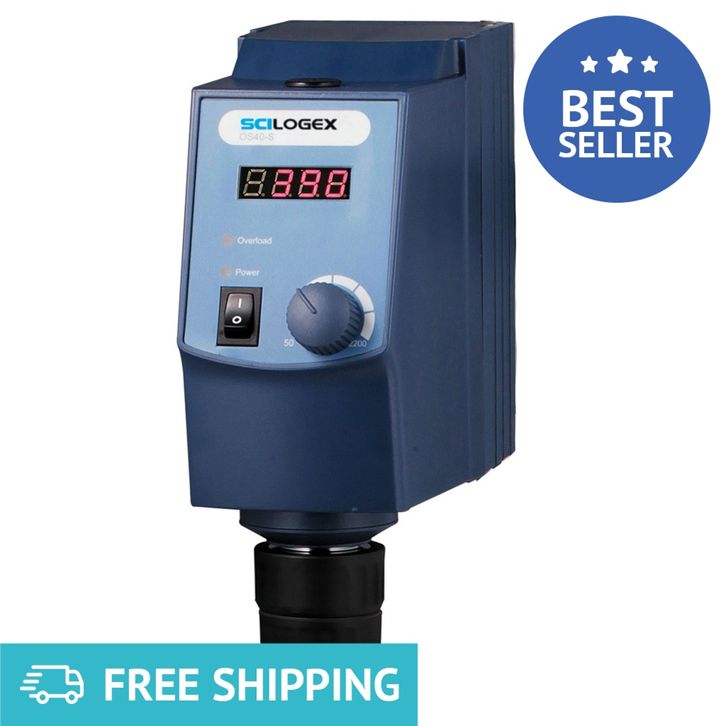 SCILOGEX SCI20-S (20L) LED Digital Overhead Stirrer 50-2200rpm