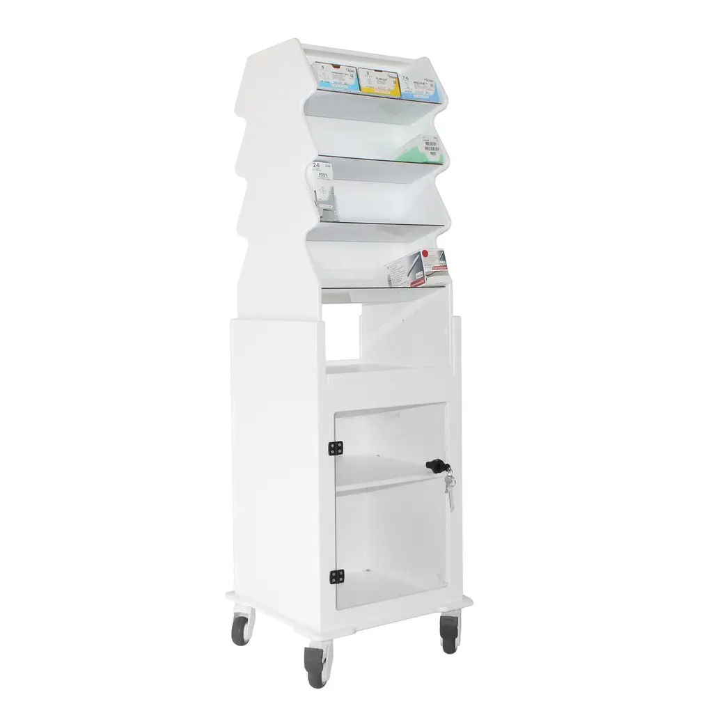 Tall Slanted Suture Cart