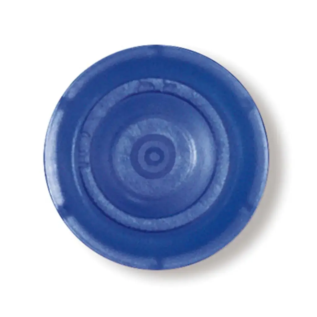 759240 Round Caps for Ultra-Micro UV-Cuvettes, Blue, 100/pack