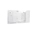 Narrow Clear Dual Paper Towel Dispensers