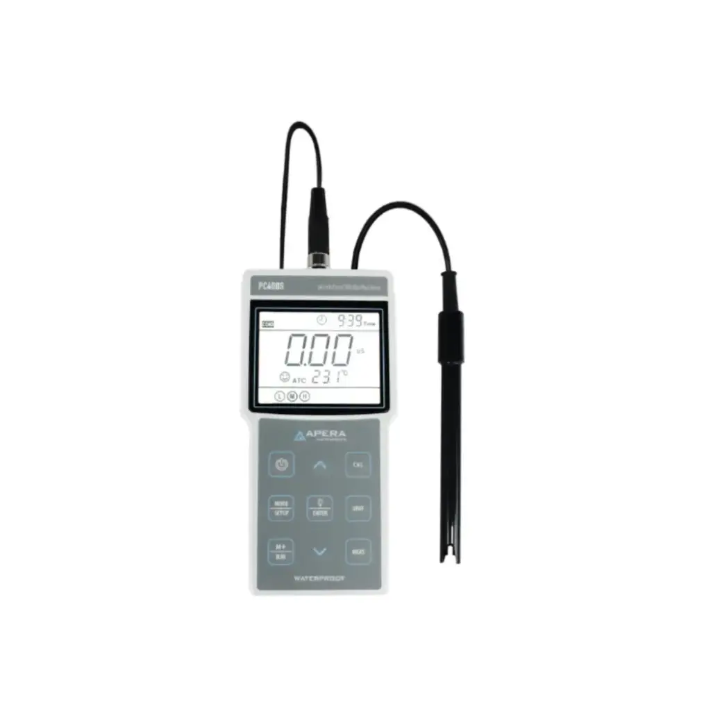 PC400S Portable pH/ Conductivity/ TDS/ Salinity/ Resistivity Meter Kit with Datalogger and USB Data Output