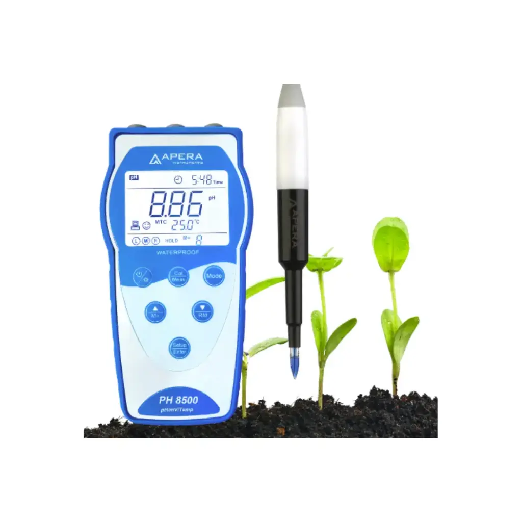 PH8500-SL Premium Series Portable pH Meter for Soil with Data Logger