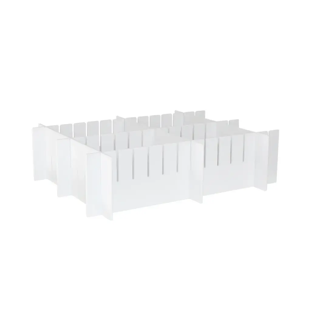 Adjustable Drawer Divider Set for TrippNT Core & Compact Carts – ABS Plastic Organizer (3 Long, 4 Short)