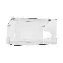 Undermount Two-Bin Large Clear Kimwipe Dispenser, Magnet Mount