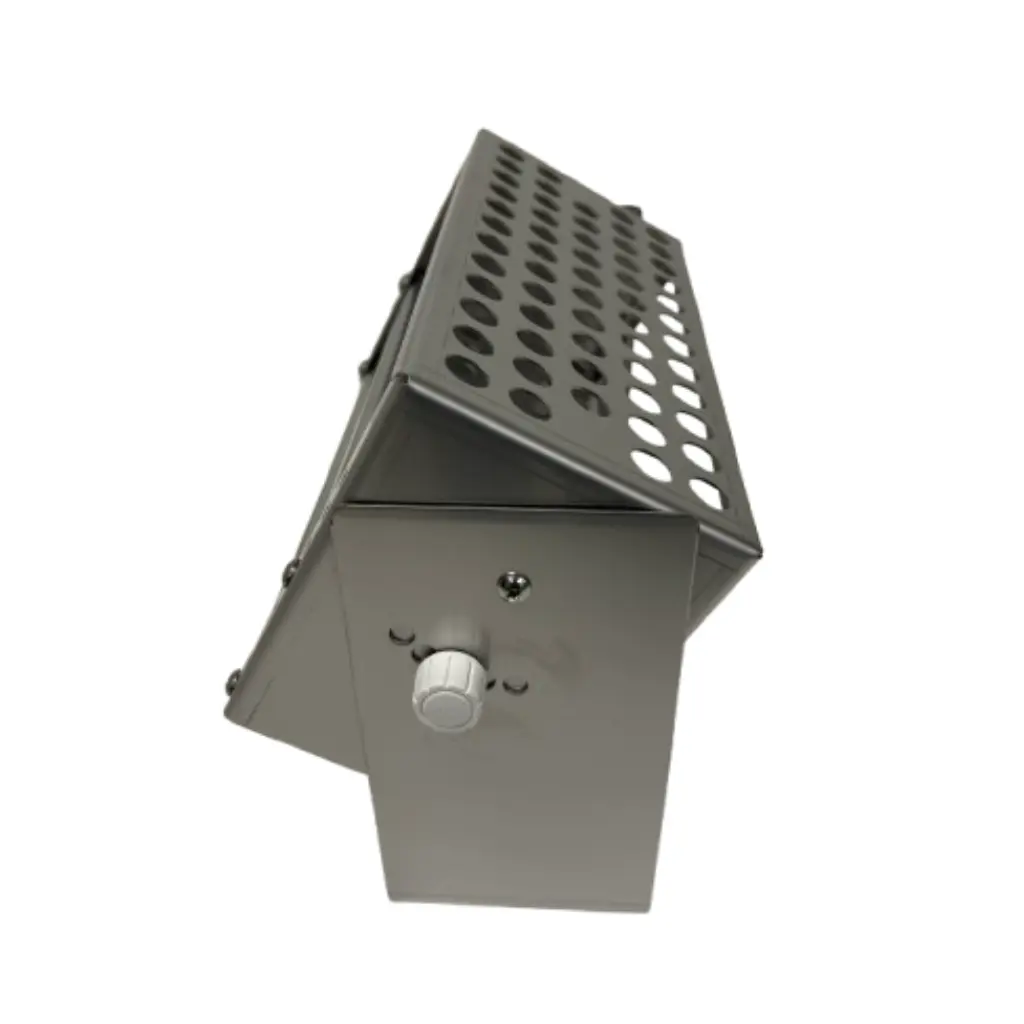 Test Tube Rack 12 mm dia. 58 Holes, 9 in. x 4 in. x 7.5 in. 3.2 lbs