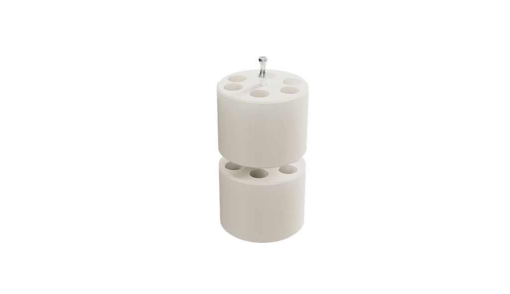 2mL Adapter for 200mL Suspension Basket (fits 1.5/2mL microcentrifuge tubes, size: 11×45mm), box of 2 adapters
