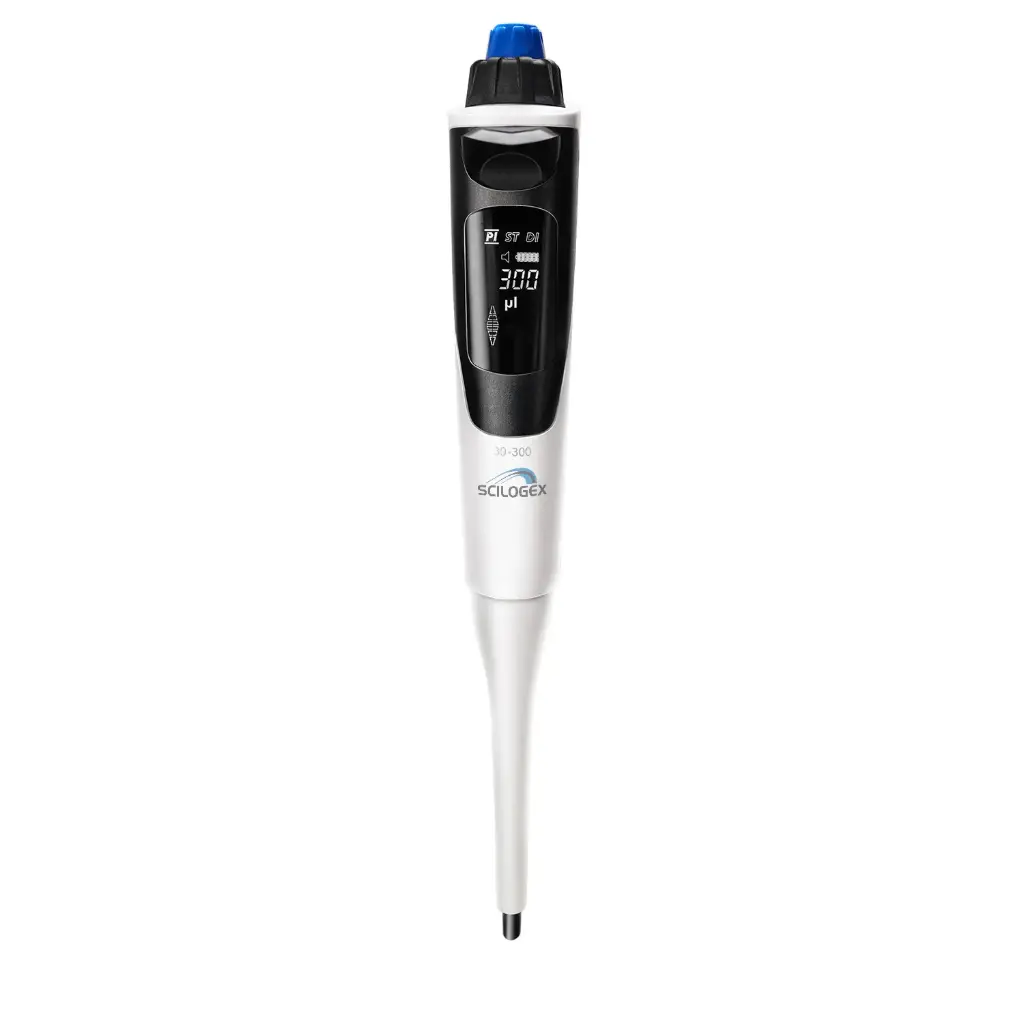 SCILOGEX iPette Plus Electronic Motorized Single Channel Pipettors in 4 fully adjustable volume sizes
