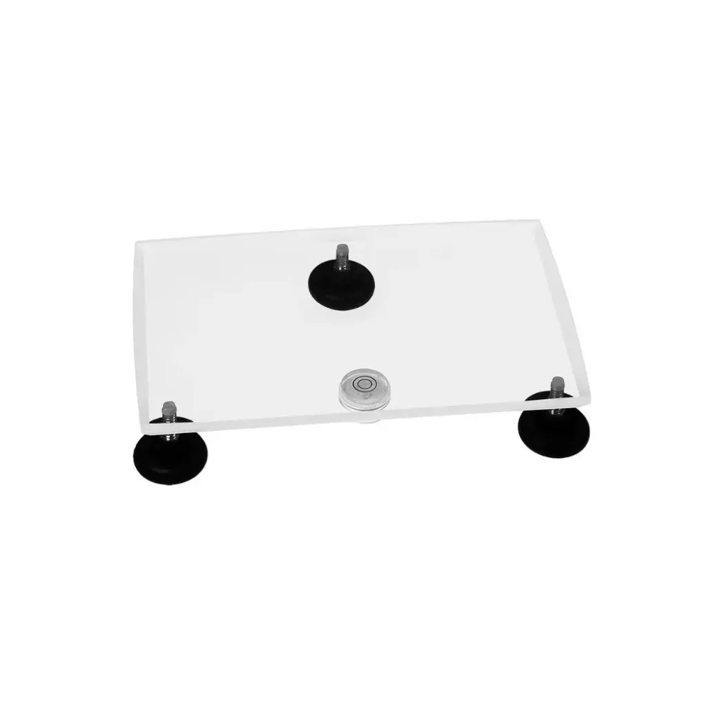 Clear Precision Leveling Tables