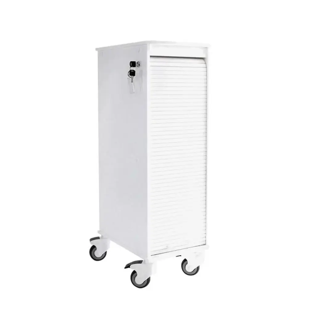 6 Shelf Narrow Locking Cart