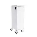 6 Shelf Narrow Locking Cart