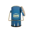 SCILOGEX DILVAC Blue Metal Cased Dewar Flasks, lids, no lid-clamps