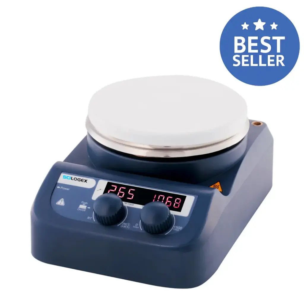 SCILOGEX SCI280-Pro Circular-top LED Digital Hotplate Stirrer 280ºC/1500rpm Max.