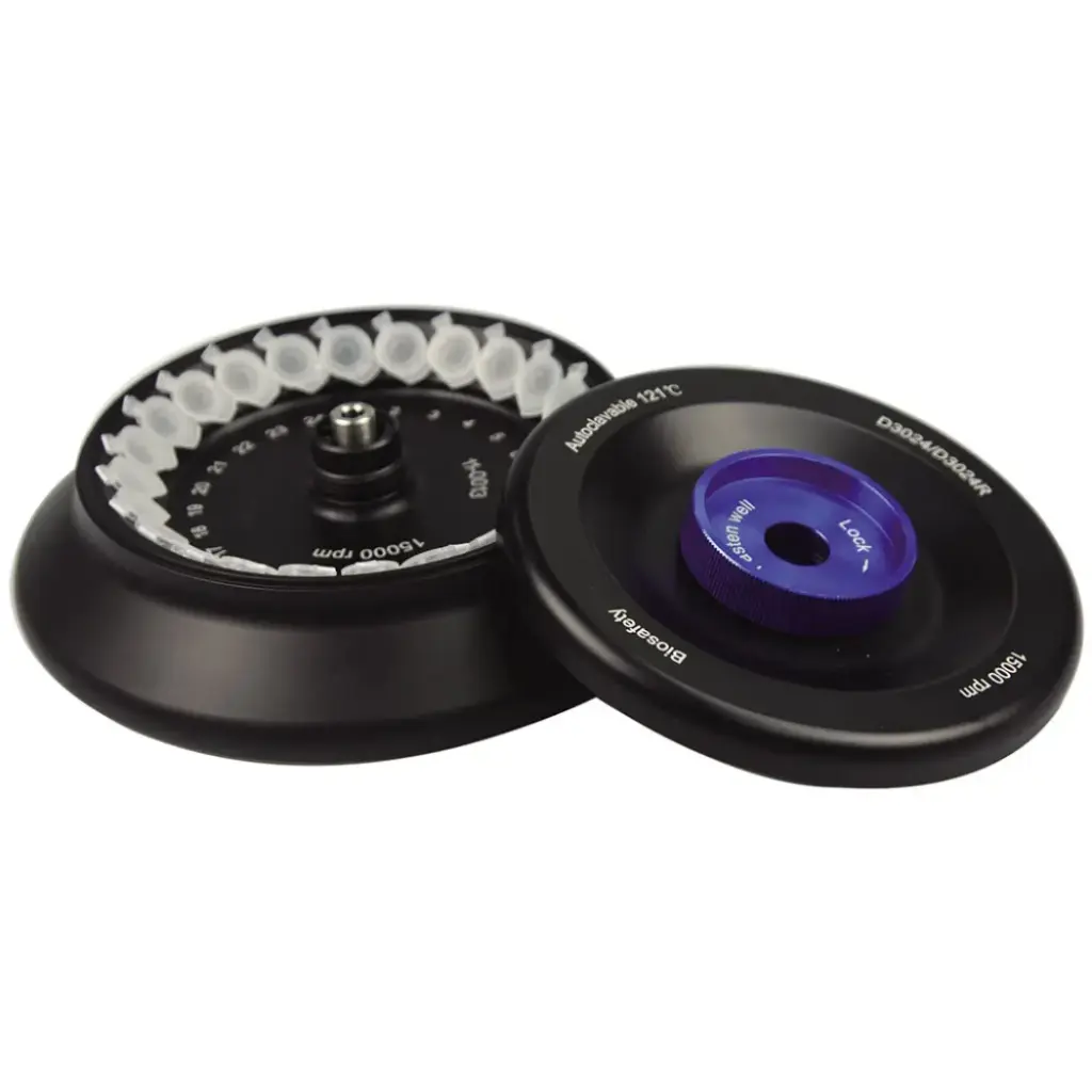 24 place rotor kit with bio-cover, 1.5/2ml x 24