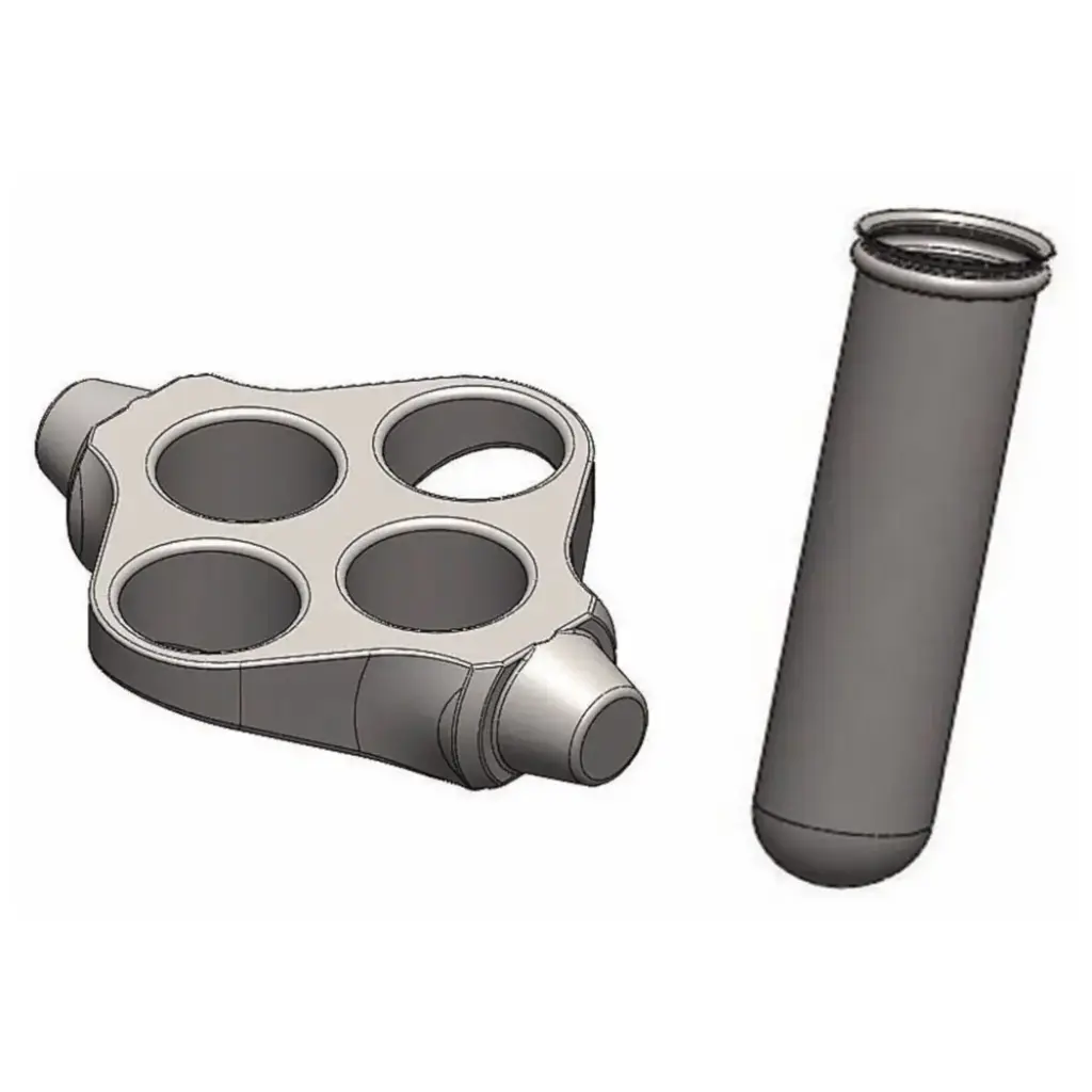 4 x Buckets & 4 x 4 tubes 10mL, 12mL & 15mL capacity including adapters