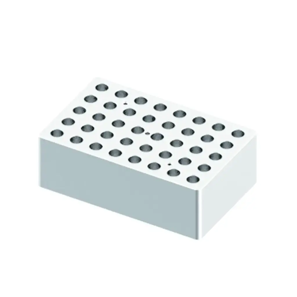 Block, used for 1.5/2.0mL tubes, 40 holes (15 x 9.5 x 5cm)