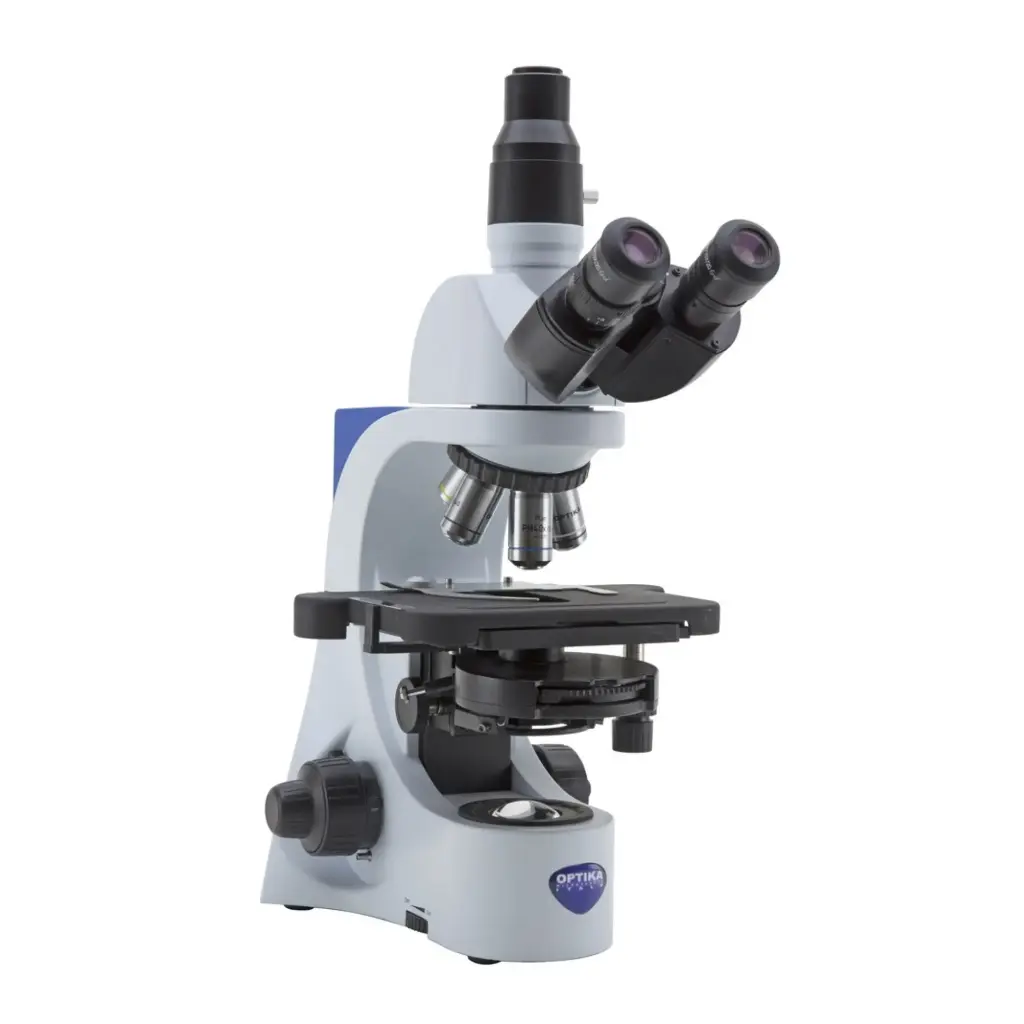 B-380 Trinocular phase contrast microscope, 1000x, IOS PLAN