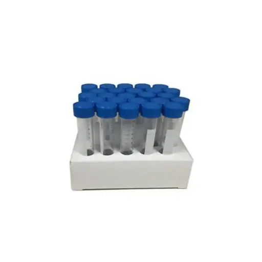 [7110] SCILOGEX 50mL Polypropylene Centrifuge Tube - Conical, Paperboard Rack, Sterile, 25/Rack, 500/CS