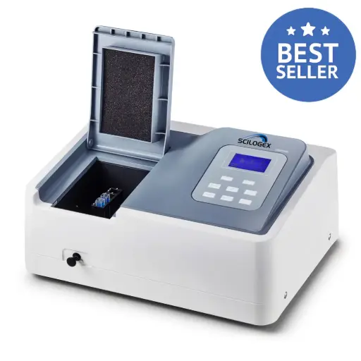 [401011010009] SCILOGEX SCI-UV1000 UV/Vis Spectrophotometer Deuterium lamp and Halogen lamp 200-1000nm, 4nm bandwidth