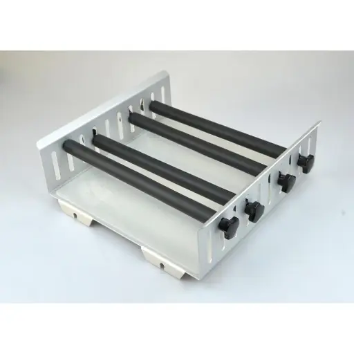 [18900040] Universal Platform with 4 vertically adjustable clamping bars for use with various flasks/vessels