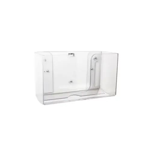 [51912] Clear Dual Paper Towel Dispensers