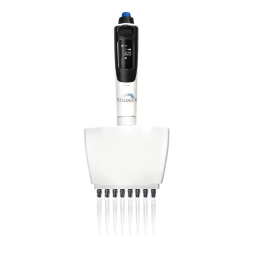 SCILOGEX iPette Plus 8-Channel Electronic Pipettors in 3 fully adjustable volume sizes