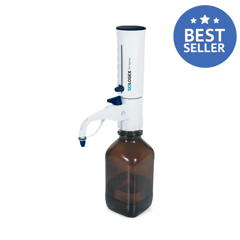 SCILOGEX SCISpense2 Bottletop Dispensers, in five fully adjustable