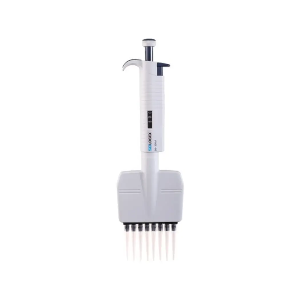 50-300ul Laboratory Tool 12-Channel Adjustable Micropipette - 50-300μL ...